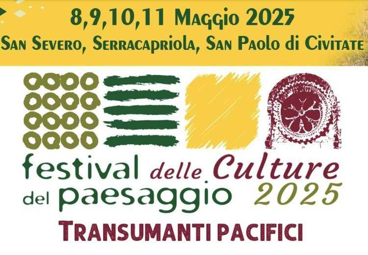 Festival 'Culture del Paesaggio' da giovedì 8 a domenica 11 maggio