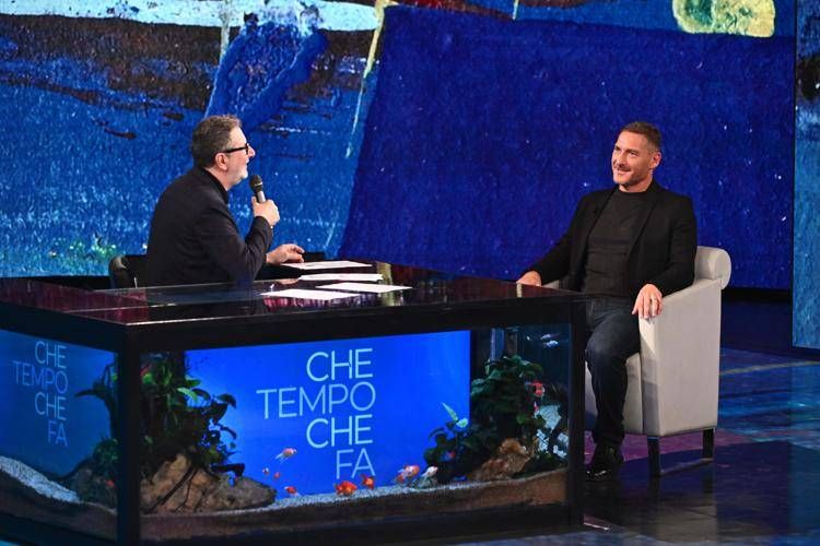 Francesco Totti e Fabio Fazio - Fotogramma/IPA