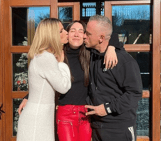 Michelle Hunziker, Aurora Ramazzotti e Eros Ramazzotti - Fotogramma/IPA