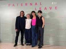 Marinelli e Jung insieme sul set: