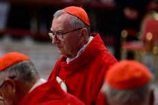 Il cardinale Pietro Parolin - Afp