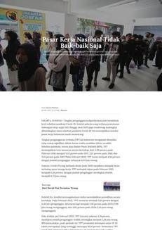 Indonesia: Rising Unemployment and Post-Pandemic Labor Market Challenges