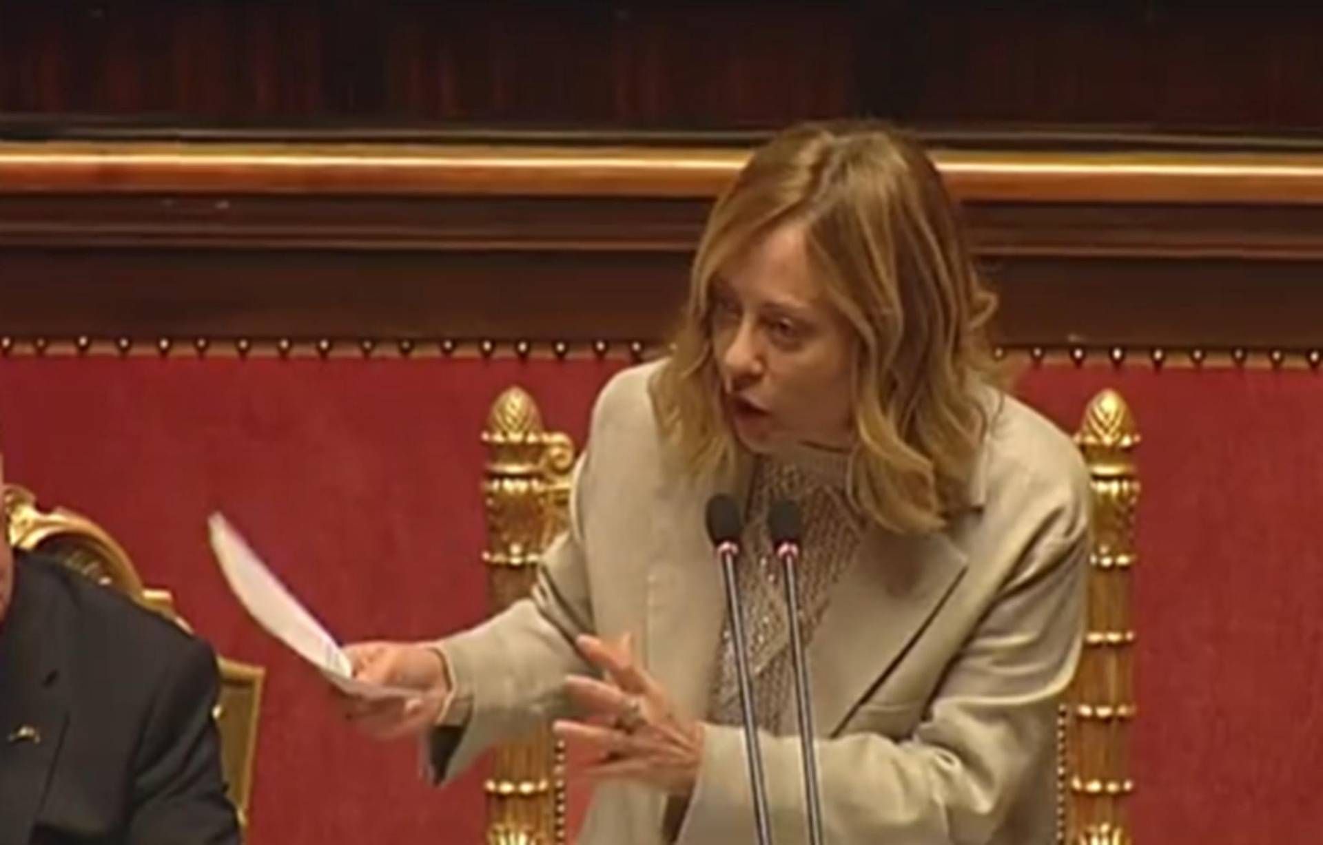 Meloni in Senato: "Italia e Ue rafforzino difesa. Non mi dimetto se le riforme non passano"
