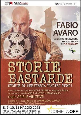 Fabio Avaro torna a teatro con 'Storie Bastarde': "In scena gente comune di periferia"