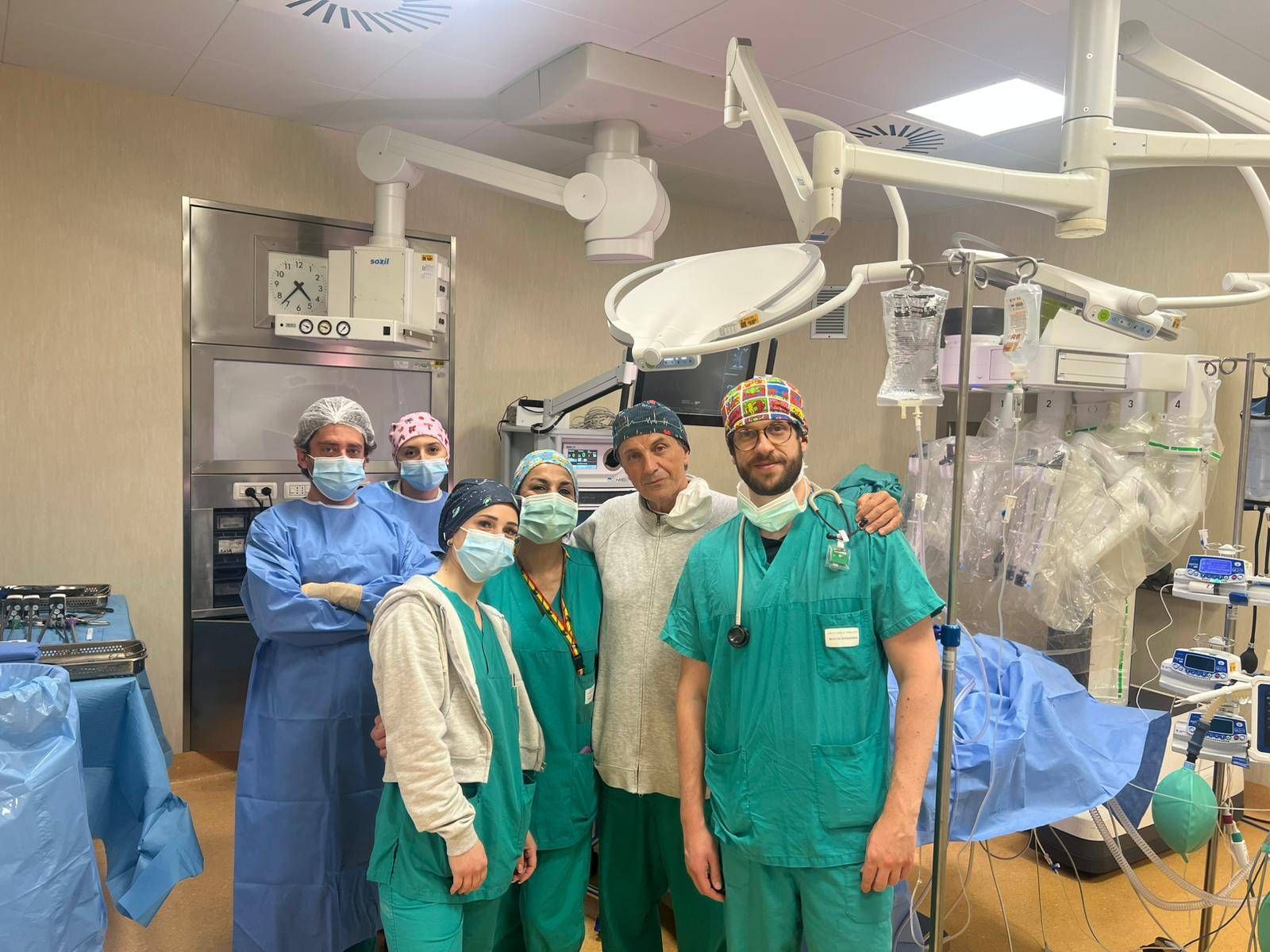 San Camillo Roma, Robotik Müdahale Caesareo tarafından tehlikeye atılan organları kurtarıyor