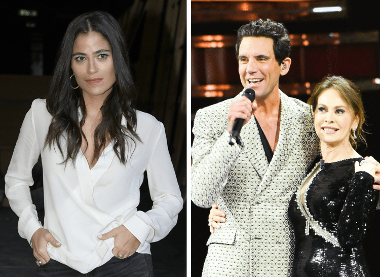Veronica Gentili, conduttrice de 'L'Isola del famosi' e Mia ed Elena Sofia Ricci, conduttori della 70ma edizione dei David di Donatello - Ipa