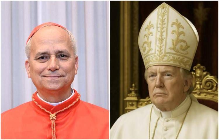 Robert Prevost, Papa Leone XIV, e Donald Trump - IPA