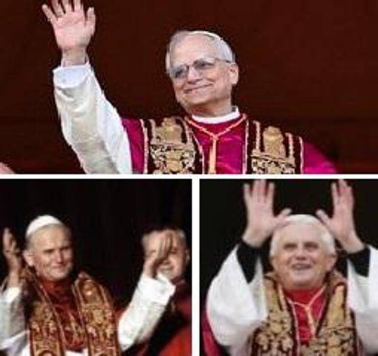 Papa Prevost come Wojtyla e Ratzinger: alla loggia con stola, mozzetta e rocchetto