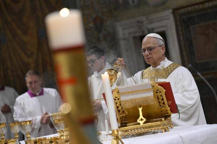 Papa Leone XIV nella Cappella Sistina - Fotogramma /Ipa