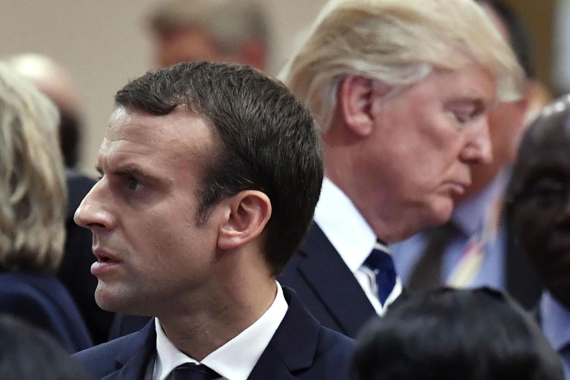 Trump Eulta, Macron Boccia Putin