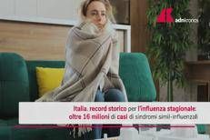 Influenza in Italia, numeri record per la stagione 2024-2025