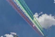 Internazionali, frecce tricolori sopra il Foro Italico - Video