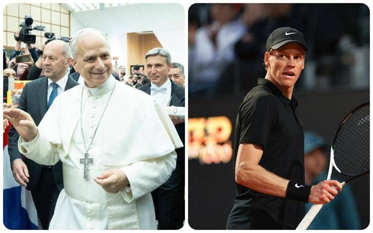 Papa Leone 'scherza' con Sinner: "Un torneo di tennis? Sì, ma senza di lui'