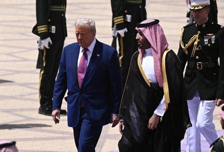Donald Trump  in Arabia Saudita - (Afp)
