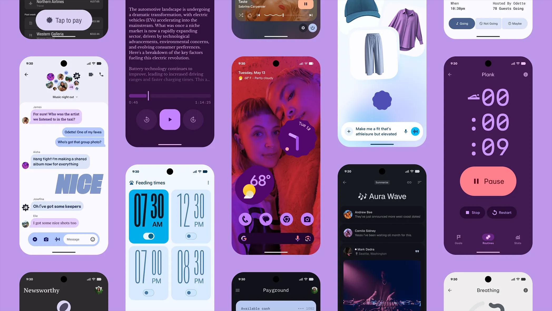 Google Android görünümünü değiştiriyor, tüm haberler