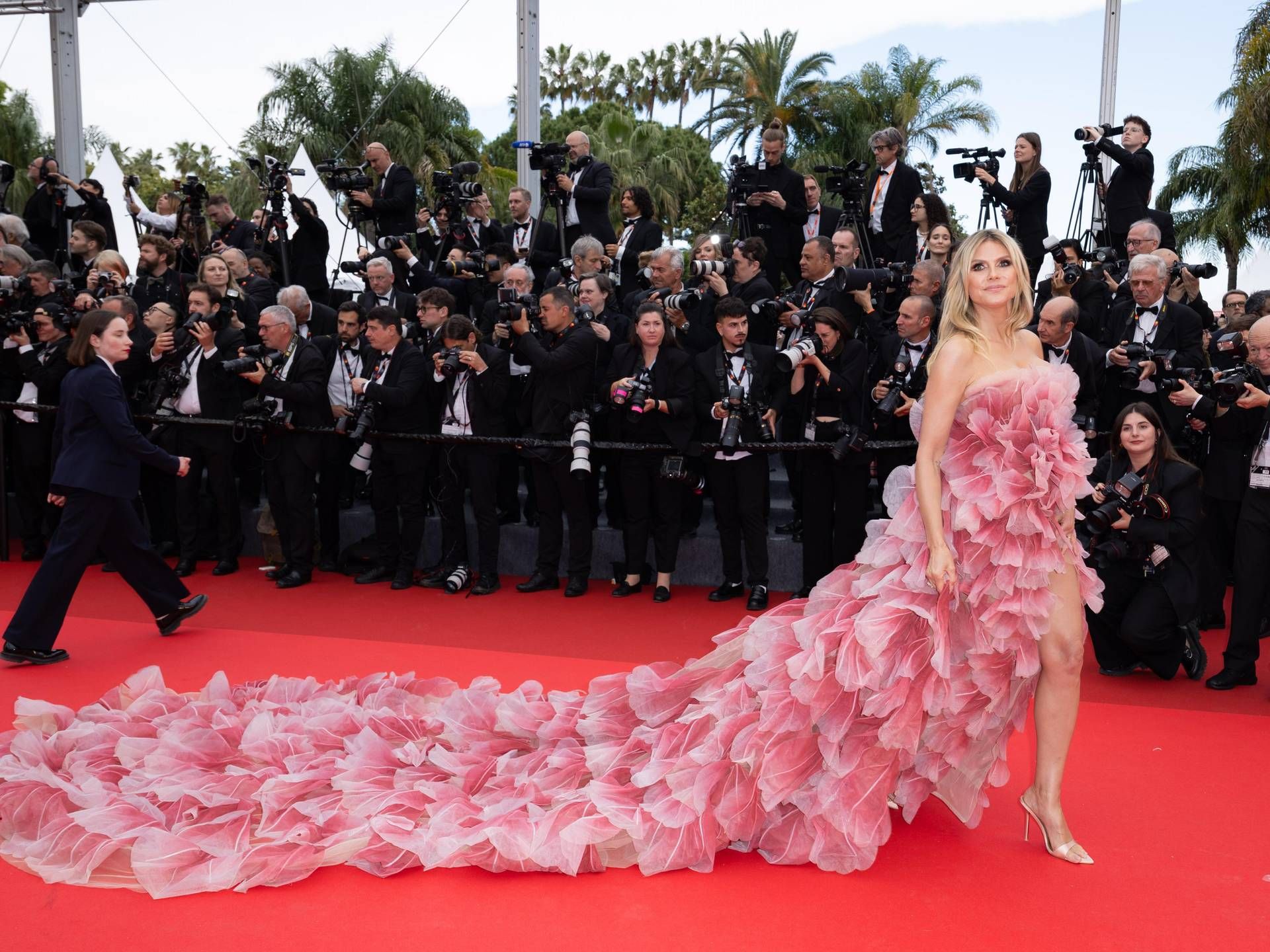 Heidi Klum, red carpet di apertura di Cannes 2025
