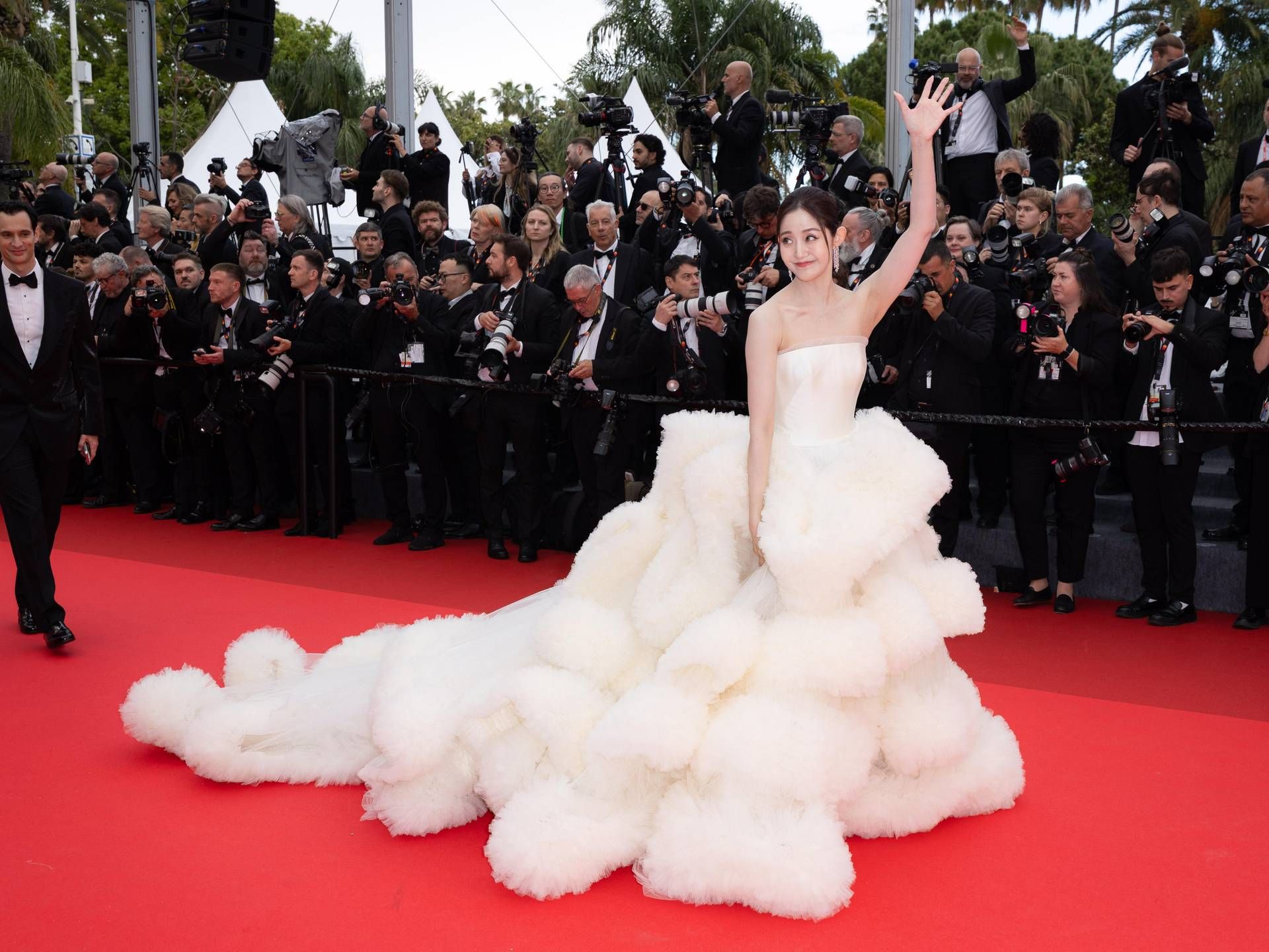 Wan QianHui, red carpet di apertura di Cannes 2025