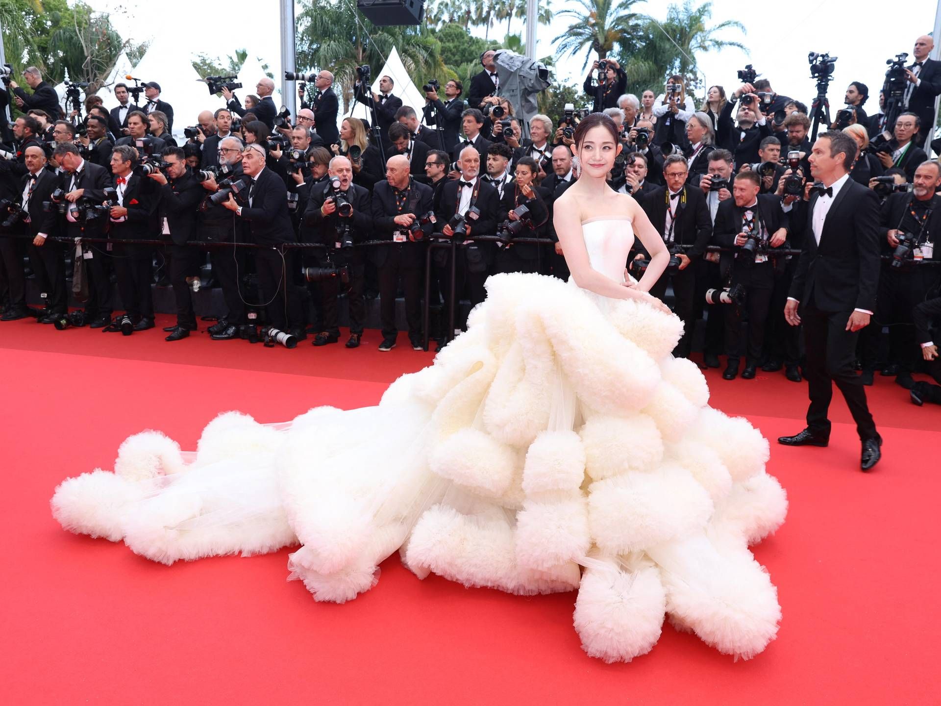 Wan QianHui, red carpet di apertura di Cannes 2025