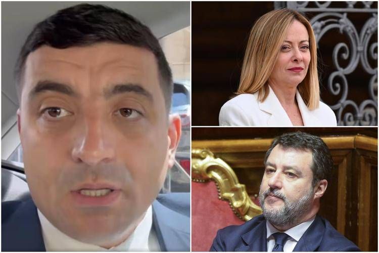 George Simion, Giorgia Meloni e Matteo Salvini