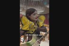 Eurovision 2025, Lucio Corsi e il trucco delle spalline: 