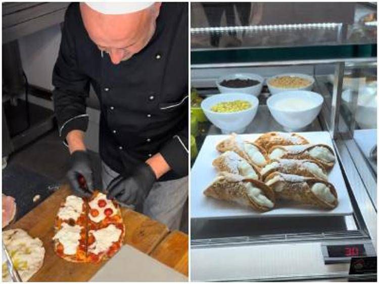 Pizza e cannoli nella mensa degli Internazionali - TikTok