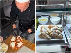 Pizza e cannoli nella mensa degli Internazionali - TikTok