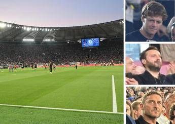 Da Sinner a Cremonini e Totti: stelle e vip per la finale Milan-Bolog