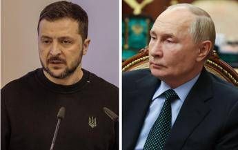 Volodymyr Zelensky e Vladimir Putin - (Afp)