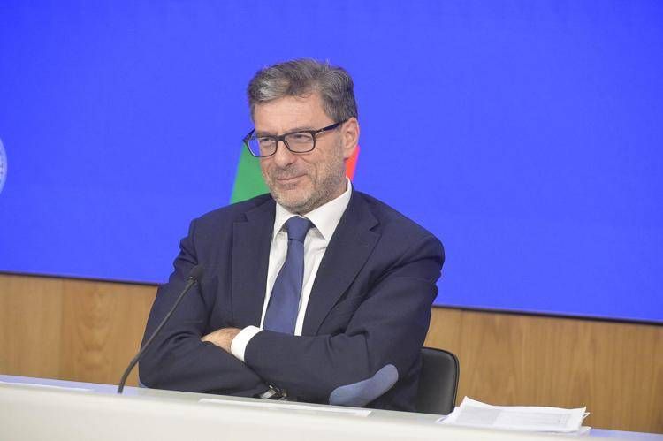 Il ministro dell'Economia Giancarlo Giorgetti - Fotogramma/Ipa