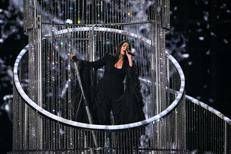 Yuval Raphael all'Eurovision Song Contest 2025 - Afp