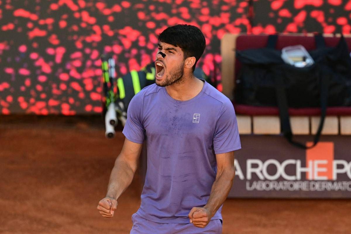 Alcaraz e una finale con Sinner a Roma: "Non vedo l'ora, sarebbe una battaglia"