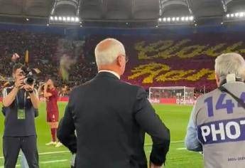 'Grande condottiero, romanista vero': Ranieri, omaggio da brividi dell'Olimpico - Vid