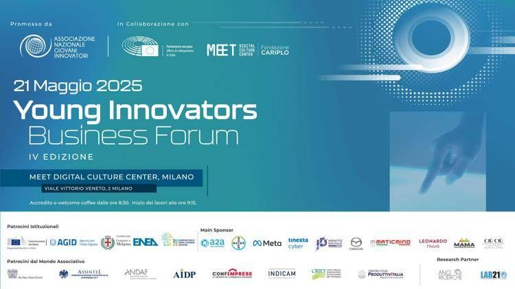 IV edizione dello Young Innovators Business Forum: Milano capitale dell'innovazione