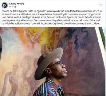Addio a Dre Love, 'Messaggero della Dopa' che fece grande l'hip hop in Ital