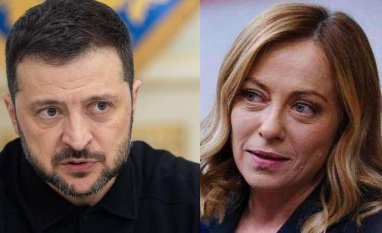 Volodymyr Zelensky e Giorgia Meloni (Fotogramma/Ipa)