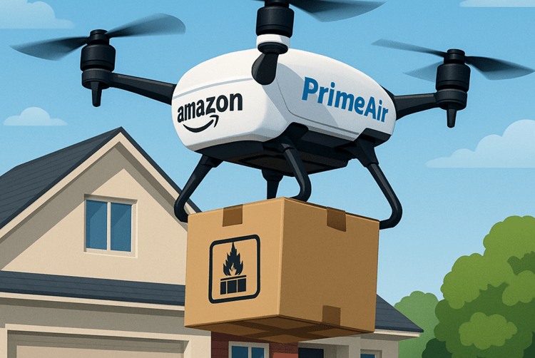 Amazon, consegne di smartphone con drone in meno di un'ora