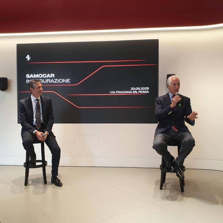 Ferrari cambia volto e sceglie la Samocar a Roma per mostrare al mondo la nuova Corporate Identity