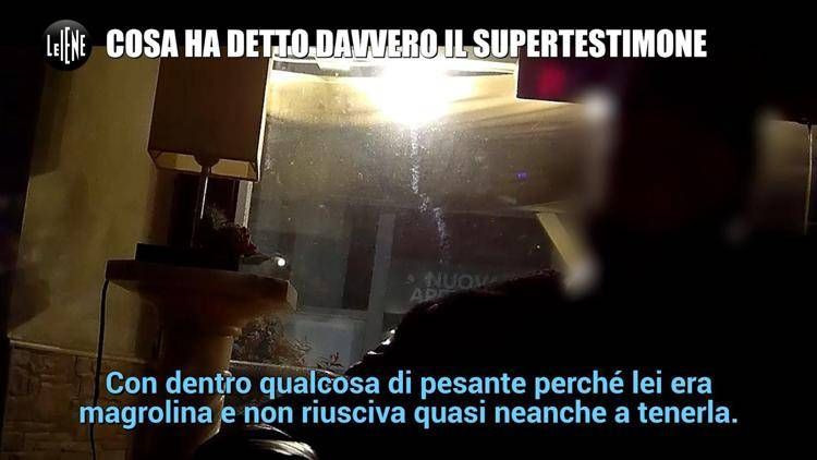 Il frame del programma 'Le Iene'