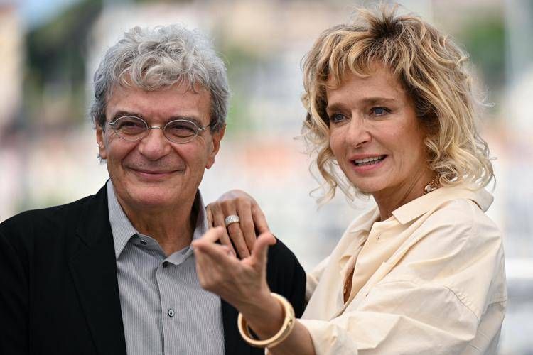 Mario Martone e Valeria Golino (Afp)