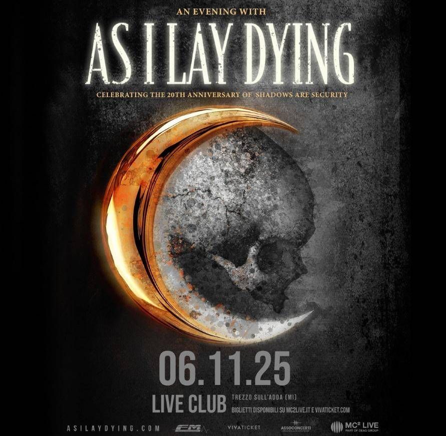 As I Lay Dying, una data a Trezzo sull'Adda a novembre