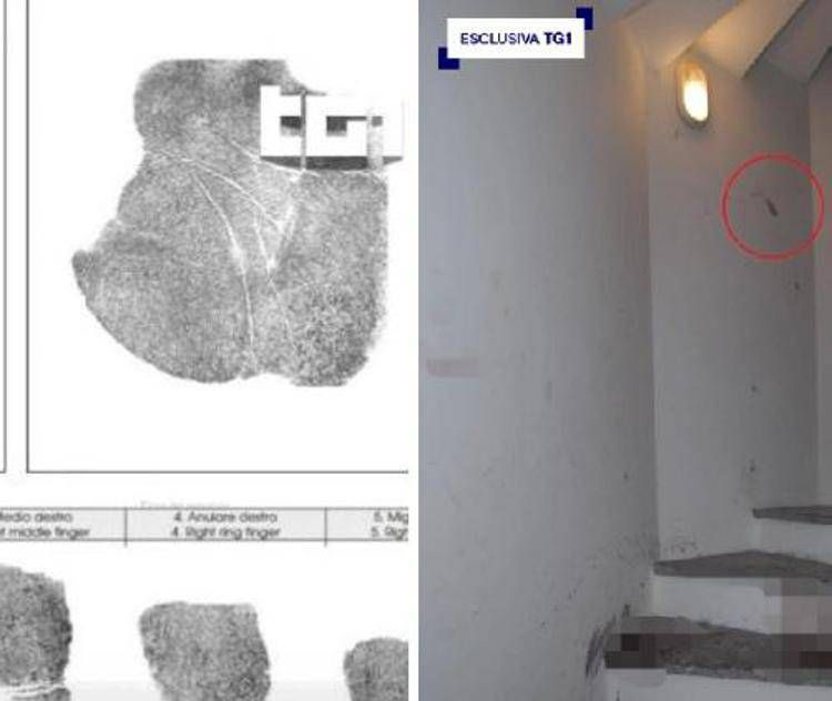 L'impronta attribuita a Sempio nella villetta di Garlasco