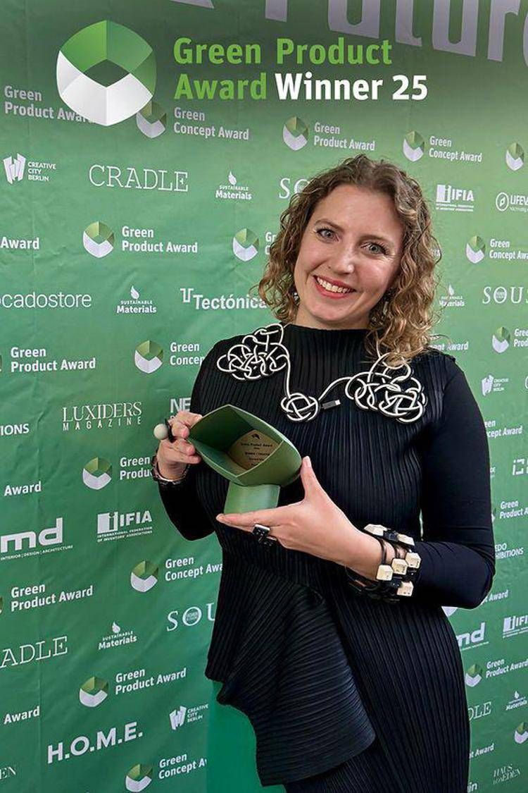 Ludovica Cirillo vincitrice a Berlino del Green Product Awards, le Olimpiadi del Verde