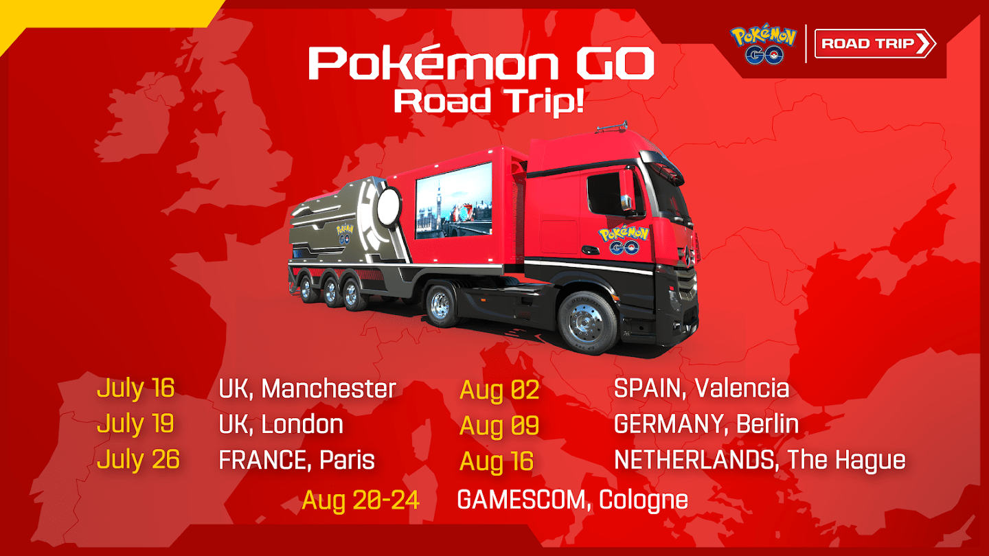 Pokémon GO Road Trip 2025: l'avventura estiva arriva in Europa