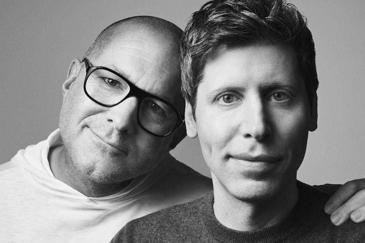 Joni Ive con Sam Altman, CEO di OpenAI - OpenAI