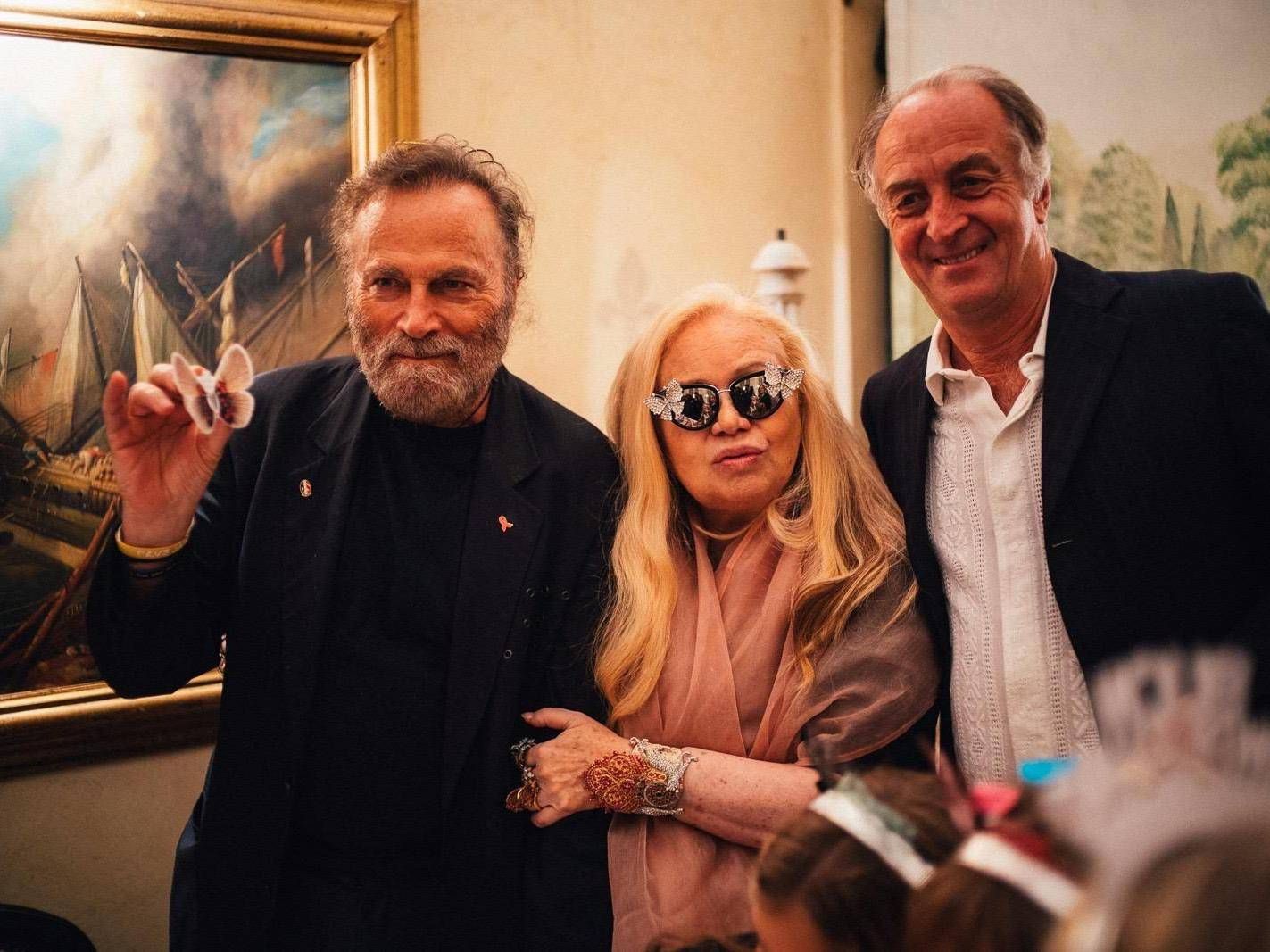 Franco Nero, Patrizia Brandimarte e Gregorio del Gallo di Roccagiovine