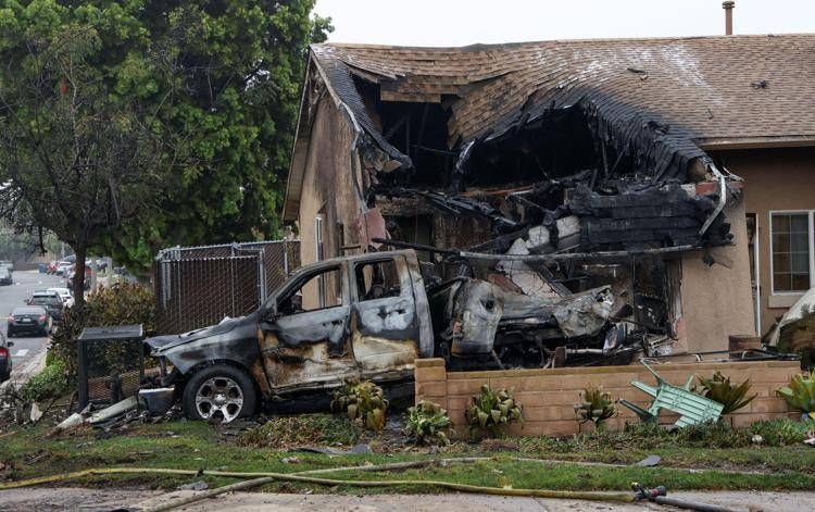 San Diego dopo l'incidente - Afp
