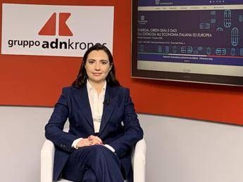 Maria Anghileri, presidente dei giovani imprenditori di Confindustria negli studi di Adnkronos
