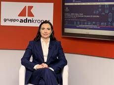 Maria Anghileri, presidente dei giovani imprenditori di Confindustria negli studi di Adnkronos