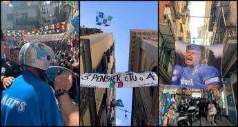 Napoli, città sospesa per possibile scudetto: invasa da marea azzur