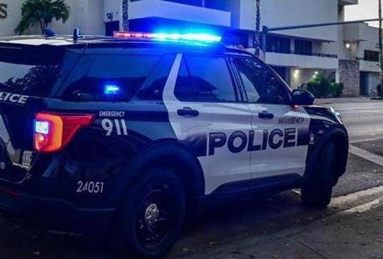 Auto della polizia - Afp